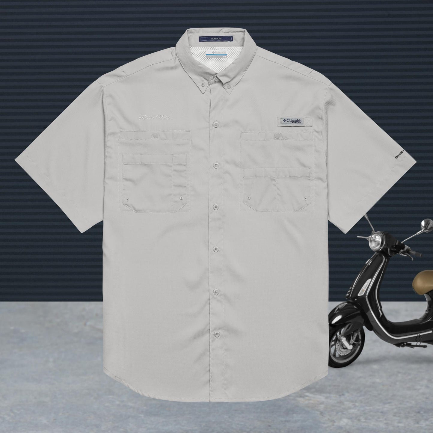 Men’s Columbia Mixed Nation short sleeve button shirt